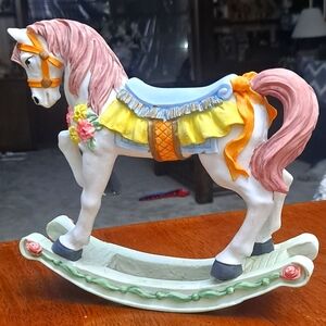 🐴 Vintage Rocking Horse Decor Ornament